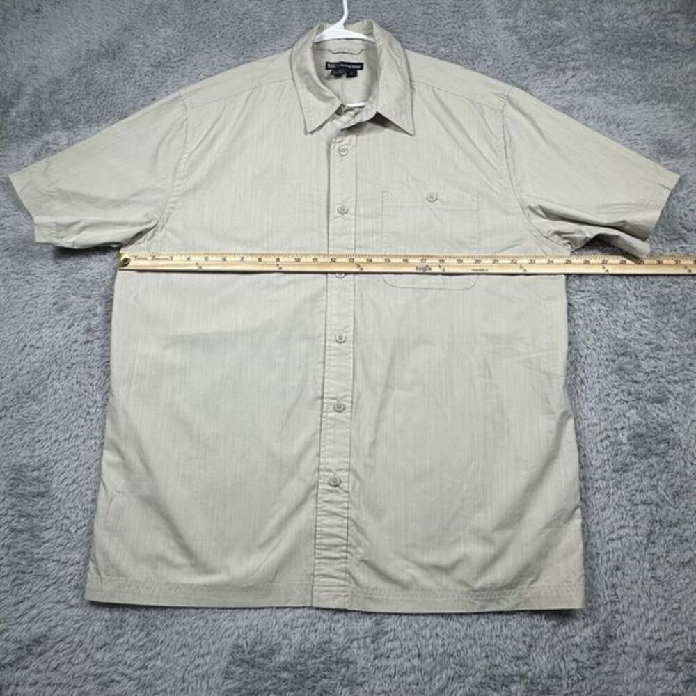511 Tactical Shirt Men XL Brown Button Snap Lightweight Short Sleeve - Picture 6 of 8